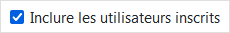 Sauvegarde, ne pas inclure les utilisateurs