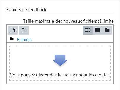 Fichiers de feedback