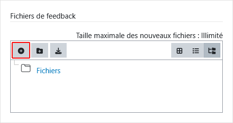 Fichiers de feedback
