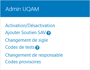 Admin UQAM