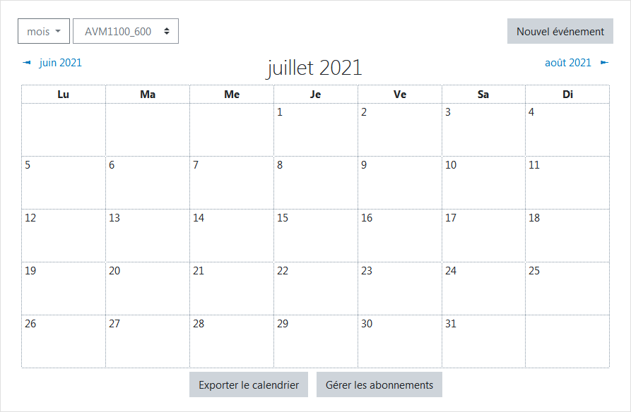 Moodle - Documentation > Calendrier > calendrier.gif