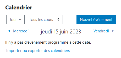Calendrier