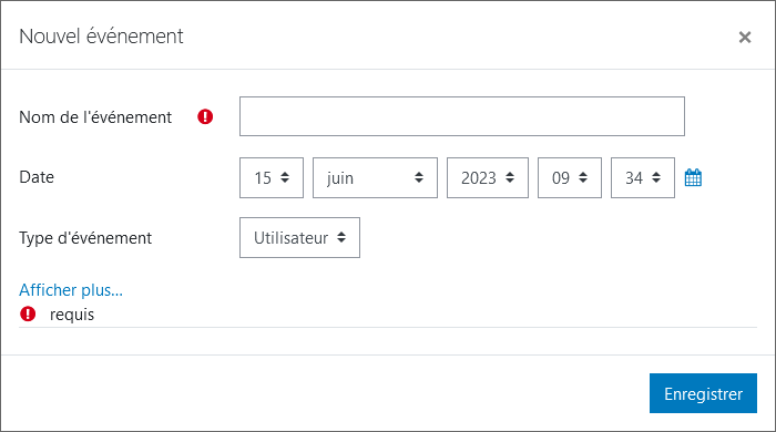 Moodle - Documentation > Calendrier > calendrier_ajout-evenement_2.png