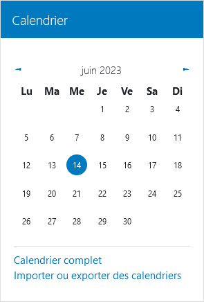 Calendrier