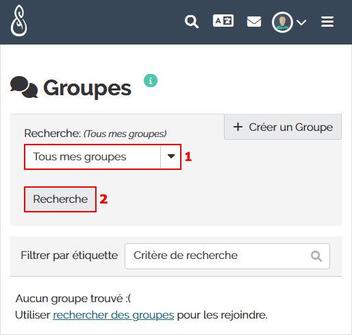Collaborer - Groupes