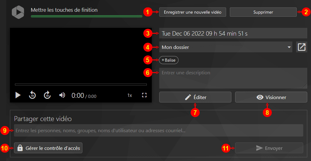 Mettre les touches de finition