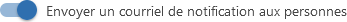 Panopto - Partager - Envoyer un courriel de notification