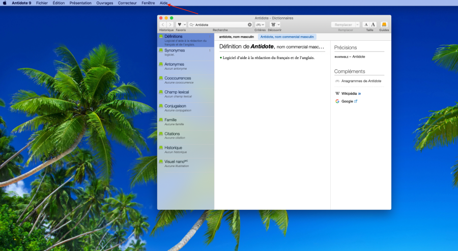Antidote french software Antidote french software